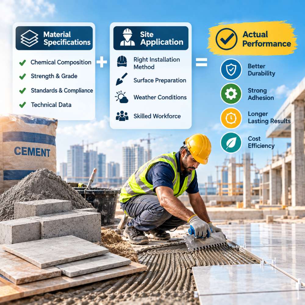 Construction material specifications