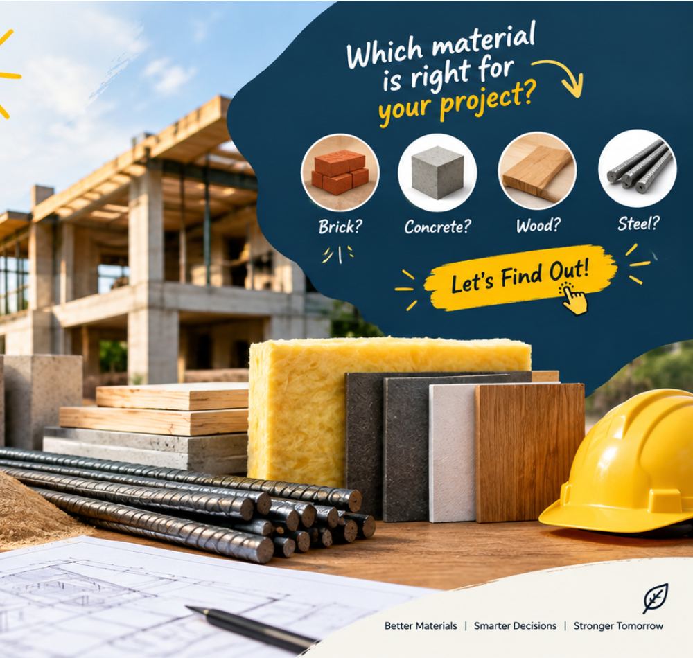 Construction materials supporting strong and durable structures